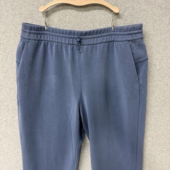 Lululemon Softstreme High Rise Pant Regular Pitch Blue Yoga Athleisure Size 12 - Picture 2 of 9